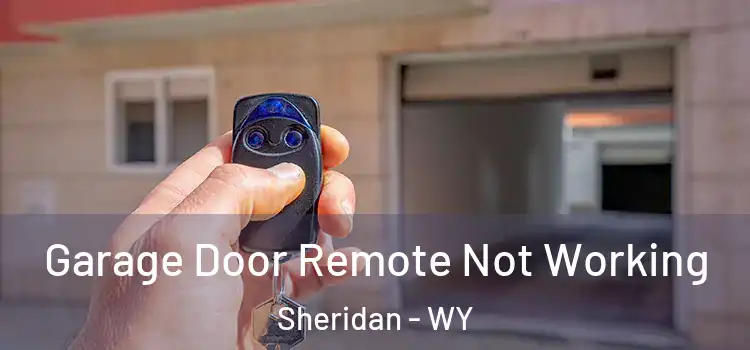  Garage Door Remote Not Working Sheridan - WY